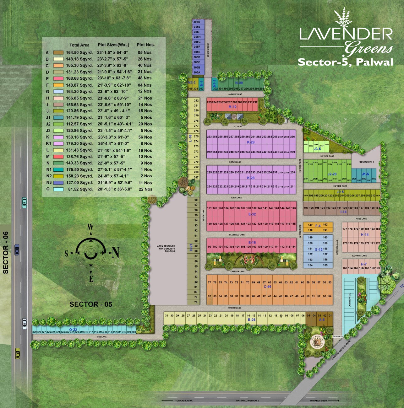 Master Plan - Lavender Greens